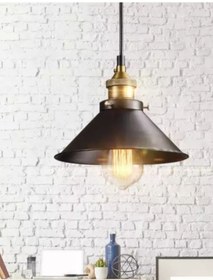 Resim Riolight Retro Tekli Metal Sarkıt Avize Çap: 28Cm Not: 1 Adet Fiy 