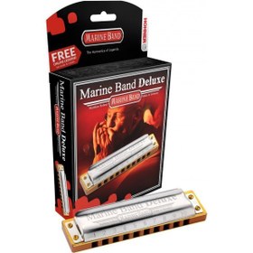 Resim Hohner Marine Band Deluxe Mızıka (Mi Majör) 