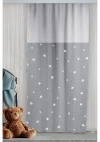 Resim Yıldızlı Çift Kanatlı Çocuk Odası Fon Perde 