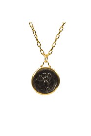 Resim Pırlantalı Orta Boy Madalyon 