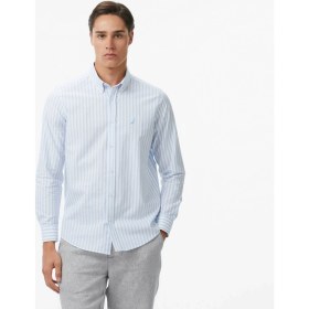 Resim Nautica Erkek Mavi Regular Fit Çizgili Gömlek W65541T.4CY 