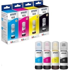 Resim Epson 103 Ecotank 65 Ml 4 Renk Kutulu Mürekkep Seti 