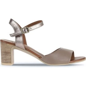 Resim Bueno Shoes Gri Deri Kadın Topuklu Sandalet 01WA8000 01WA8000 