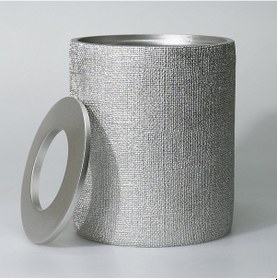 Resim Natural Çöp Kovası Gümüş 