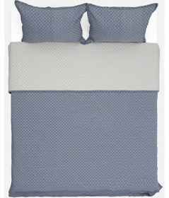 Resim Koza Home Malea Lacivert Çift Kişilik Yatak Örtüsü 230x250 2 Yastık 50x70 5 Lacivert 