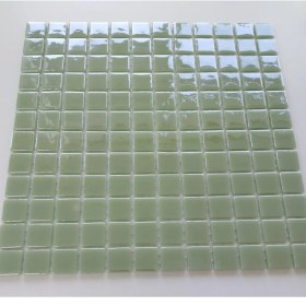 Resim MozaiKristaL Mutfak tezgah arası , Havuz ve Tüm Yüzeyler Için 25x25x5 Mm, 31.5x31.5 cm Fileli Mint Yeşili Cam Mozaik ( 1 Koli = 1 m2 Fiyatıdır ) 