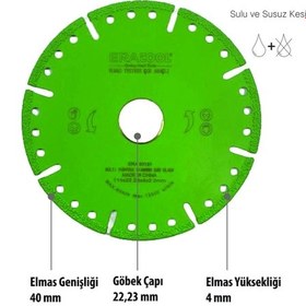 Resim Elmas Testere Çok Amaçlı 115 Çat Era50131 