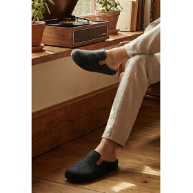 Resim Buratti Keçe Kışlık Ev Terlik Erkek Terlik 6711004 