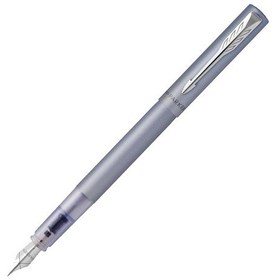Resim Parker Vector Xl Dolma Kalem M Uç Gümüş Mavi 