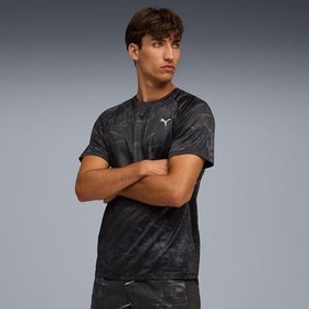Resim Puma Run Velocity AOP Erkek Tişört, M Beden PUM527603P01P0100M 