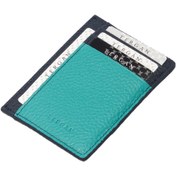 Resim Mavi Deri Unisex Kredi Kartlık - S1KK00001676-V6G 
