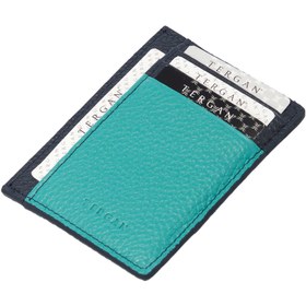 Resim Mavi Deri Unisex Kredi Kartlık - S1KK00001676-V6G 