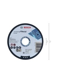 Resim Bosch Standart Metal Kesme Diski 115x1mm 