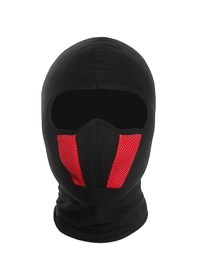 Resim Geeroyoo Wosawe Bisiklet Ve Motorculuk İçin Esnek Yüz Maskesi, Rüzgar Ve Toza Karşı Koruma, Kırmızı Kırmızı 