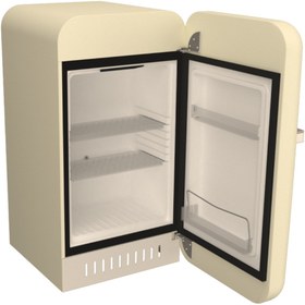 Resim Elektromarla 45 Litre Retro Minibar Mini Buzdolabı - Bej 