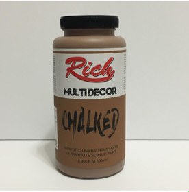 Resim Rich Multi Decor Chalked Akrilik Boya 500 Cc. 4584 Sütlü Kahve 