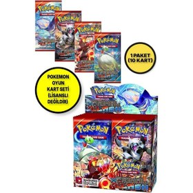 Resim Pokemon Oyun Kartı Tcg Xy Primal Clash Lisanssız Booster Pack - 1 Paket 10 Kart 