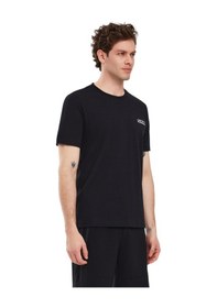 Resim Skechers Graphic T-shirt M Short Sleeve Erkek Siyah Tshirt S241054-001 SIYAH 