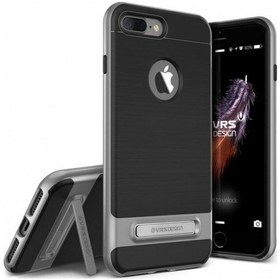Resim Vrs İphone 7 Plus İle Uyumlu High Pro Shield Kılıf Steel Silver 