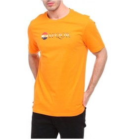 Resim Raru S.P.Q.O.R Erkek %100 Pamuk T-Shirt Arve Oranj 