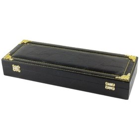 Resim Siyah Renk Orta Boy Tesbih Mücevher Kutusu 