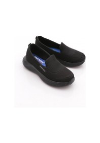 Resim King Paolo H5182 Kadın Cips Krakers Keten Ayakkabı Siyah 