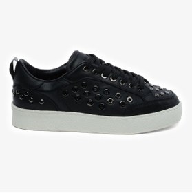 Resim Greyder Kadın Siyah Hakiki Deri Sneaker Ayakkabı 5Y2UA34442 
