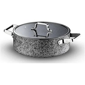 Resim Brioni Stone-h 32 Cm Kısa Tencere Sh-127 Granit 