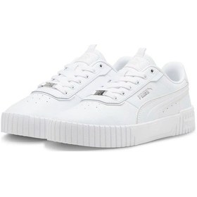 Resim Puma 386185 Carina 2.0 Jr Sneaker Kadın Spor Ayakkabı BEYAZ-BEYAZ | Unisex 