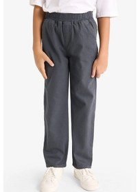 Resim Defacto Erkek Çocuk Beli Lastikli Gabardin Pantolon G3642a825auar104 Antrasit 