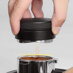 Resim 1 Adet, 51/53/58mm Espresso Kahve Dağıtıcı Düzeltici Aleti, Kahve Presleyici, Kahve Makinesi Aksesuarları, Kafe Bar Ekipmanları, Kahve Eşyası Hediyesi 