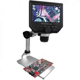 Resim Dijital Mikroskop 1 -600x 4.3 LCD Ekran 3.6MP HD 1080P Video (Metal Stand) 