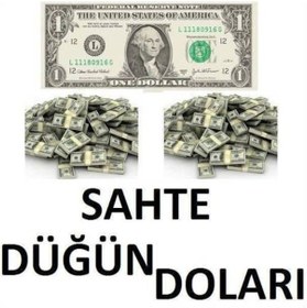 Resim 500 Adet 1 Dolar Geçersiz Düğün Para Sahte Dolar Para 