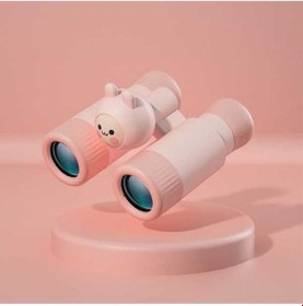 Resim Createtech Macaron Pembe Çocuk Teleskopu İkinci Nesil Paylaşımlı Tek Dürbün Ayrılabilir Teleskop Yüksek Çözünürlüklü Odaklama Açık Büyüteç Oyuncak 