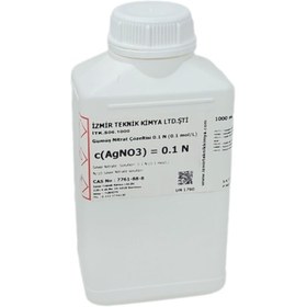Resim Gümüş Nıtrat Solüsyonu (Çözeltisi) 0.1N 1 L 