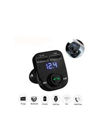 Resim Araç Fm Transmitter 5.0 Bluetooth Araç Kiti Usb Mp3 Sd Kart Flash Için Uygun Çakmaklık Girişli 