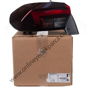 Resim PSA 9829317380 | Opel Corsa F Sol Dış Stop Lambası Ledsiz Orijinal 