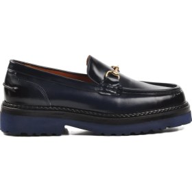 Resim Ayakmod Premium 7710 Lacivert Açma Deri Erkek Loafer Ayakkabı 