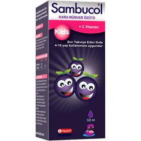 Resim Sambucol Kids Kara Mürverli Şurup 120 ml 
