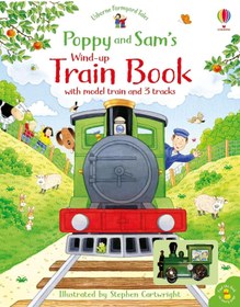 Resim Usborne Poppy and Sam's Wind-Up Train Book (Hareketli Kitap) 