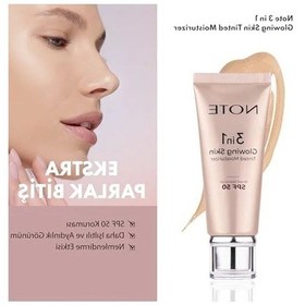 Resim Işıltılı Aydınlatıcı Krem, 50 Spf, Cilt Tonunu Dengeleyen 