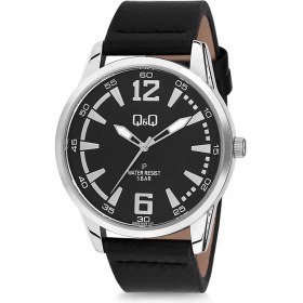Resim Q&Q Erkek Deri Kol Saati Q890 