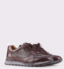 Resim Hakiki Deri Kahverengi Bağcıklı Erkek Günlük Ayakkabı-Kahve (521649952) Kahverengi 