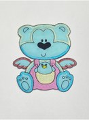 Resim karantuhafiye Bebek Battaniye Aplikesi / Bebek ve Çocuk Aplikesi / Büyük Boy 