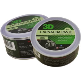 Resim 3D Carnauba Paste Wax & Pasta Cila 425 Ml. + Uygulama Pedi Hediyeli 