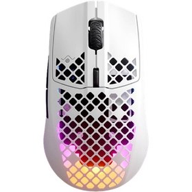 Resim Steelseries Aerox 3 2022 Rgb Kablosuz Snow Gaming Mouse Beyaz 