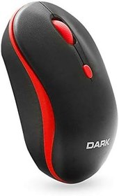 Resim Dark MSW100 Kablosuz Fare, Kırmızı/Siyah 