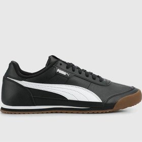 Resim Puma 39745201 Puma Turıno Iı Black Whıte Sılver Erkek Sneaker Siyah 