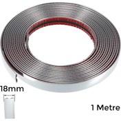 Resim 3EGROUP Yapiskanli Nikelaj Serit Bant Cita 18Mm 1 Metre Krom 