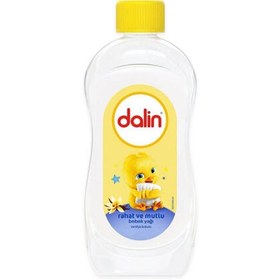 Resim Dalin Rahat ve Mutlu Vanilya Kokulu Bebek Yağı 200 ml 